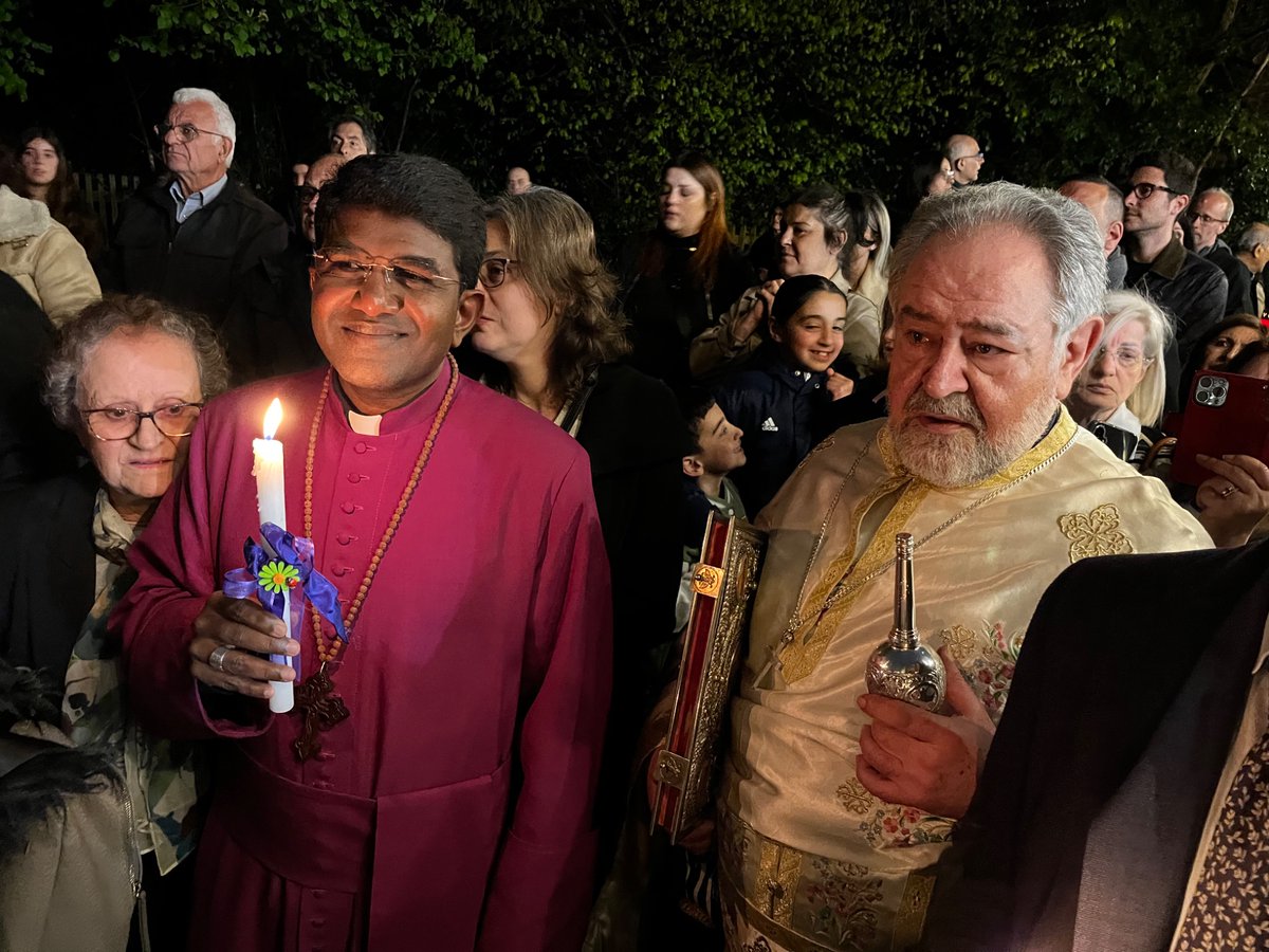 After three hours <a href="/StPaulsLondon/">St Paul's Cathedral</a> it was good to join the St Katherine Greek Orthodox Church in their service of Lamentation and Holy Friday Procession.
