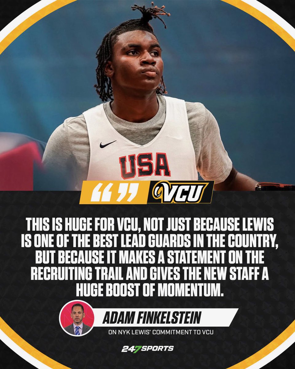 Nyk Lewis is a significant addition for the new VCU staff, for a number of reasons. 247sports.com/college/basket…