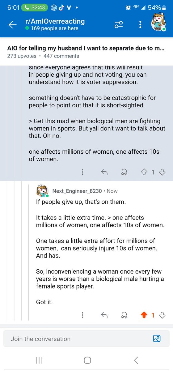 People on Reddit bitching about the SAVE Act and me...