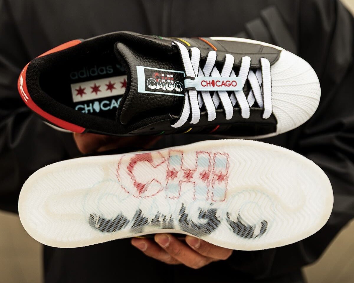 DTLR unveils its new limited-edition adidas Superstar inspired by the city  of Chicago