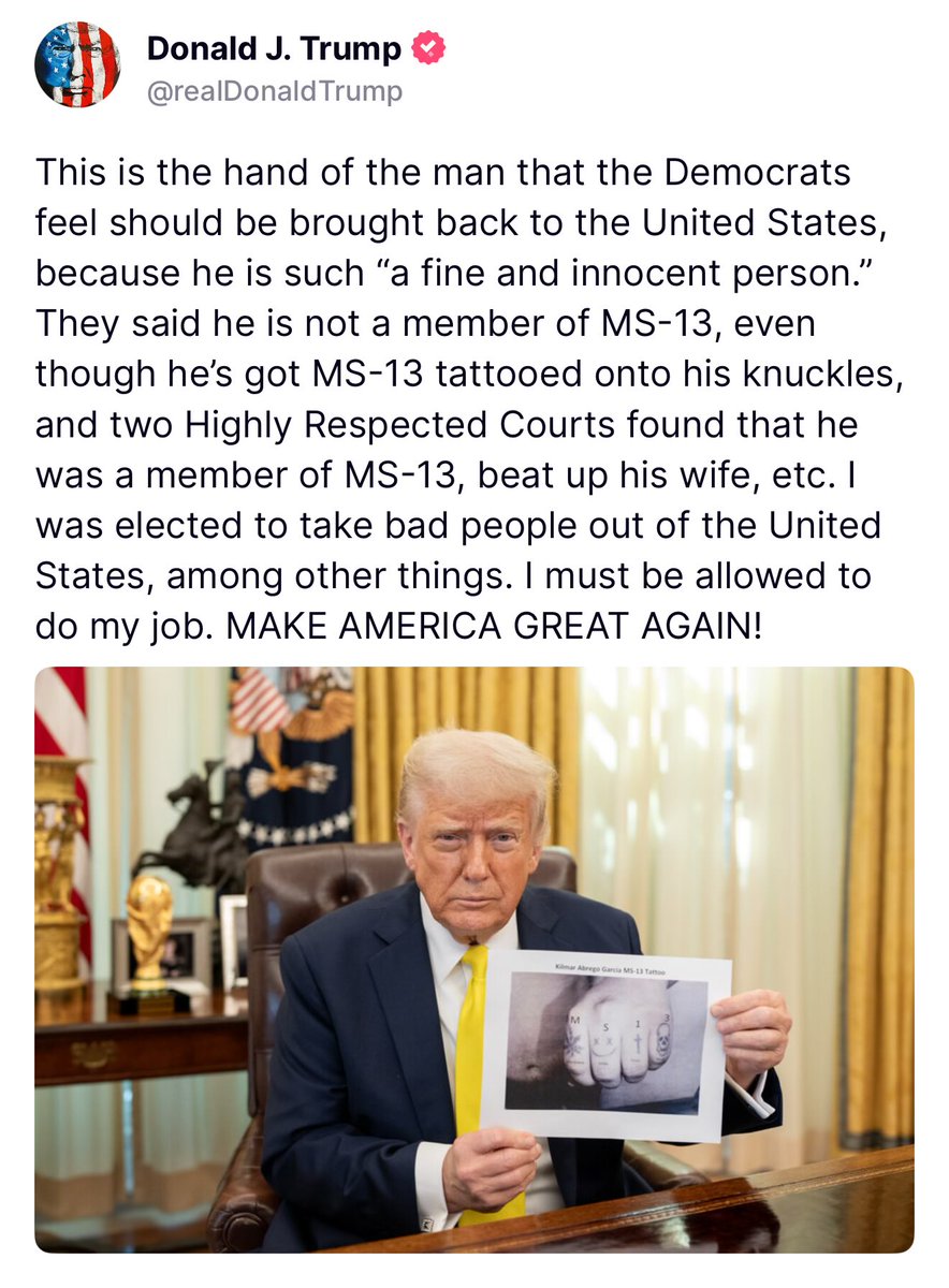 Trump just posted this 🔥🔥👇🏼