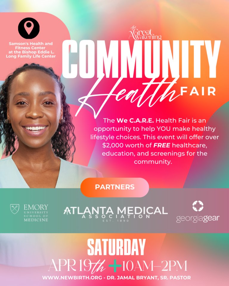 MJamisononline's tweet photo. We C.A.R.E. Community Health Fair and Family Fun Day...  Happening (Saturday) April 19th from 10:00AM - 2:00PM EDT...

Click on this website for more information: https://t.co/p0Y4uNg7sb

#atlantaga #atlanta #NewBirthMissionaryBaptistChurch #StonecrestGA #healthfair https://t.co/R75RE6z73B