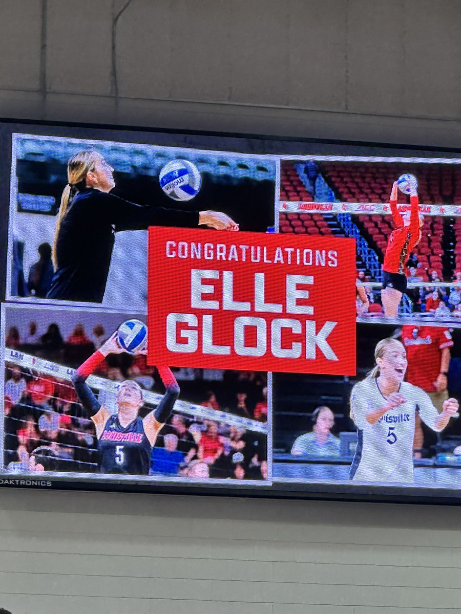 VB Adrenaline (@vbadrenaline) on Twitter photo cool moment prematch as <a href="/LouisvilleVB/">Louisville Volleyball</a> had a Sr Day for outgoing Setter <a href="/elleglock_/">Elle Glock</a> who meant so much to the program on the court and in the locker room. I think she might be exactly the pic we’d use when we keep saying DBK type player “talented, intelligent, SELFLESS” cool moment prematch as <a href="/LouisvilleVB/">Louisville Volleyball</a> had a Sr Day for outgoing Setter <a href="/elleglock_/">Elle Glock</a> who meant so much to the program on the court and in the locker room. I think she might be exactly the pic we’d use when we keep saying DBK type player “talented, intelligent, SELFLESS”