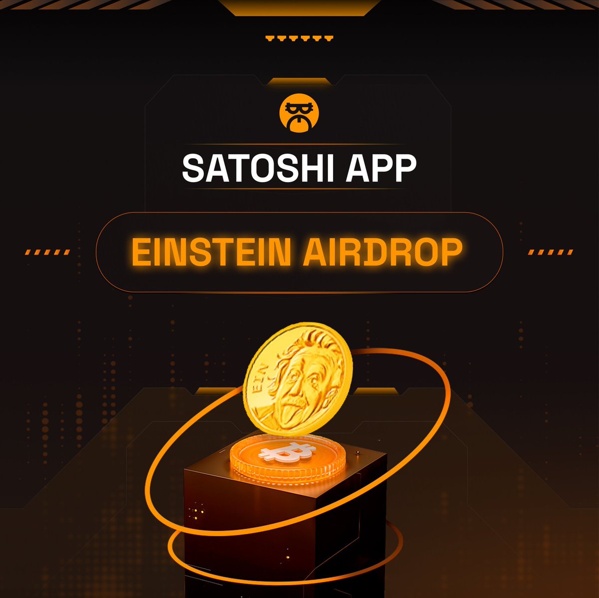 Krypto_Grip's tweet photo. 🚀 $EIN Airdrop just went live on Satoshi App!
You don’t want to miss this one 👇

🆕 New here? Register now:
 https://t.co/PEMcnkrazC
🎁 Claim page:
 https://t.co/um8FWldZ0a

💎 50M $EIN in rewards
📅 Apr 18 – May 17
🎮 33.33% unlock at game launch https://t.co/ouPEYHPGQm