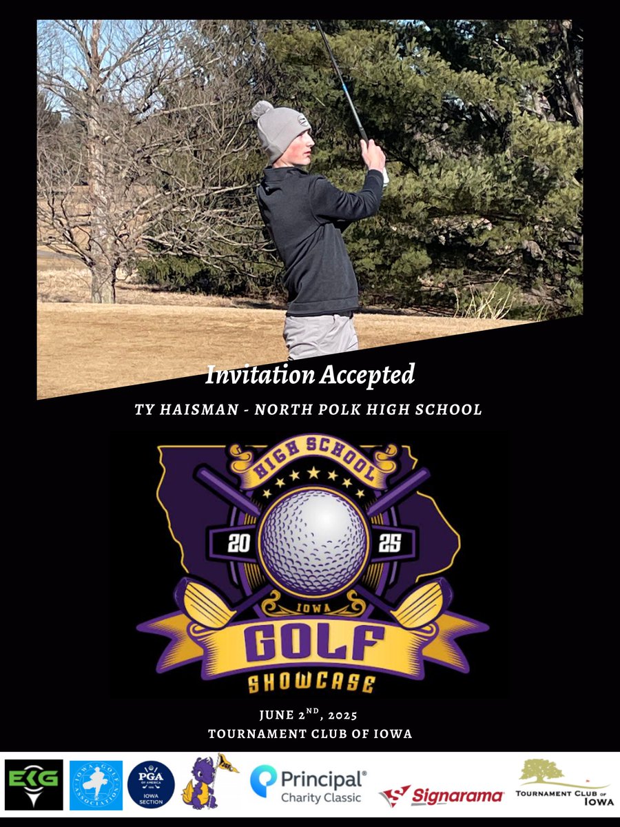 Let's meet our 2025 Iowa High School Golf Showcase invitees...