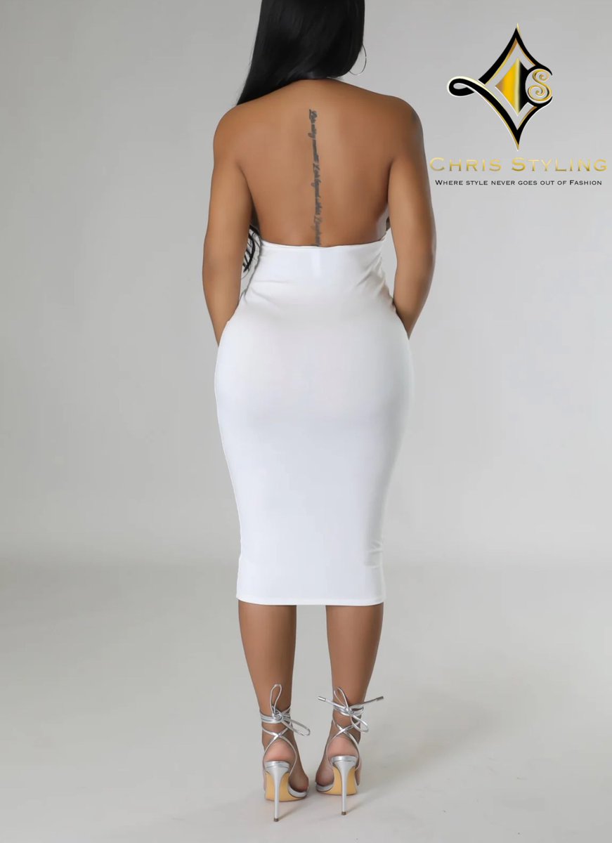 Chrisstyling12's tweet photo. Color your wardrobe with our White #Viv Midi Dress! 🤍
•
•
Sizes: S,M,L (High-Stretch)
* Model is wearing a size “SMALL”.
•
Pricee:💲285.00TTD https://t.co/ulPDczQJXB