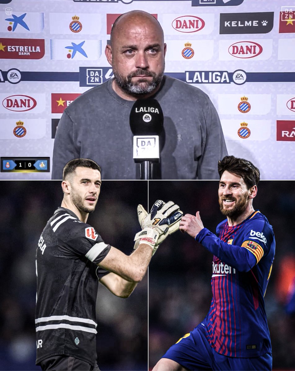 forcabarca_ar's tweet photo. مانولو (مُدرب إسبانيول):

برشلونة كان لديهم ميسي يحسم لهم المباريات

واليوم نحن في حراسة المرمى لدينا خوان غارسيا يحسم لنا المباريات https://t.co/CV8QxPaqbm