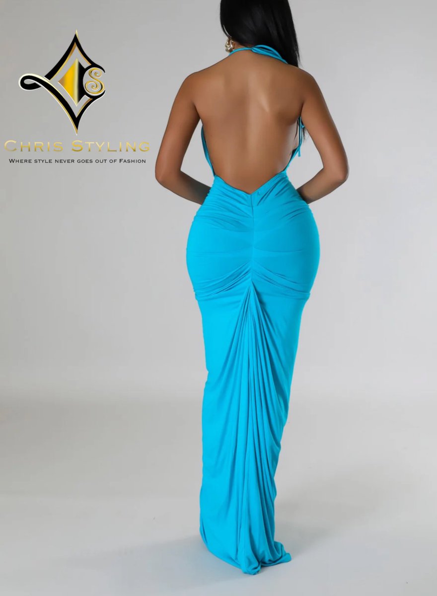 Chrisstyling12's tweet photo. Color your wardrobe with our Aqua #Wicahpi Maxi Dress! 🧜‍♀️
•
•
Sizes: S,M,L (High-Stretch)
* Model is wearing a size “SMALL”.
•
Pricee:💲350.00TTD https://t.co/hdmcPcADFn