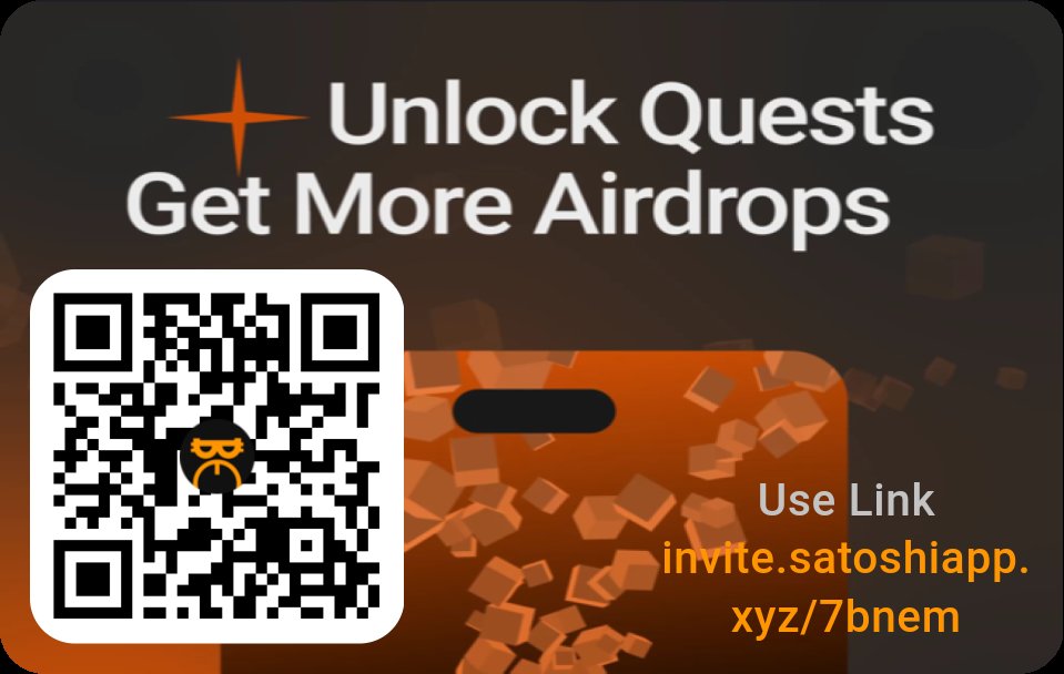 MatteoAdani's tweet photo. https://t.co/ZZPGFaTS3G 
Join me on Satoshi App, trusted by 16M+ users. Earn free tokens from top web3 projects. It's quick and easy to sign up. Let's grow our crypto portfolios together! https://t.co/XylJcPZaYE