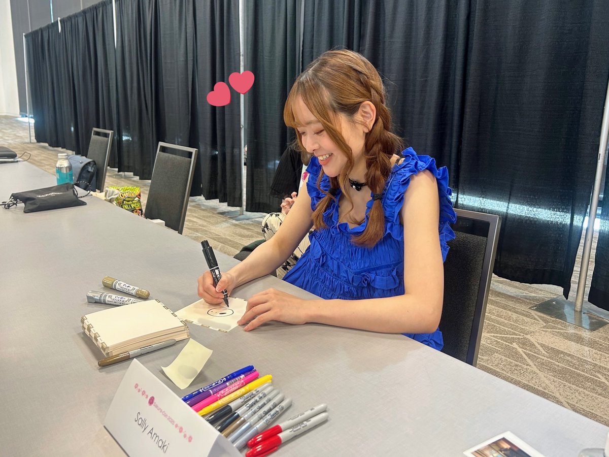 SakuraCon2025 Thank you for the autograph session❤︎ it's always