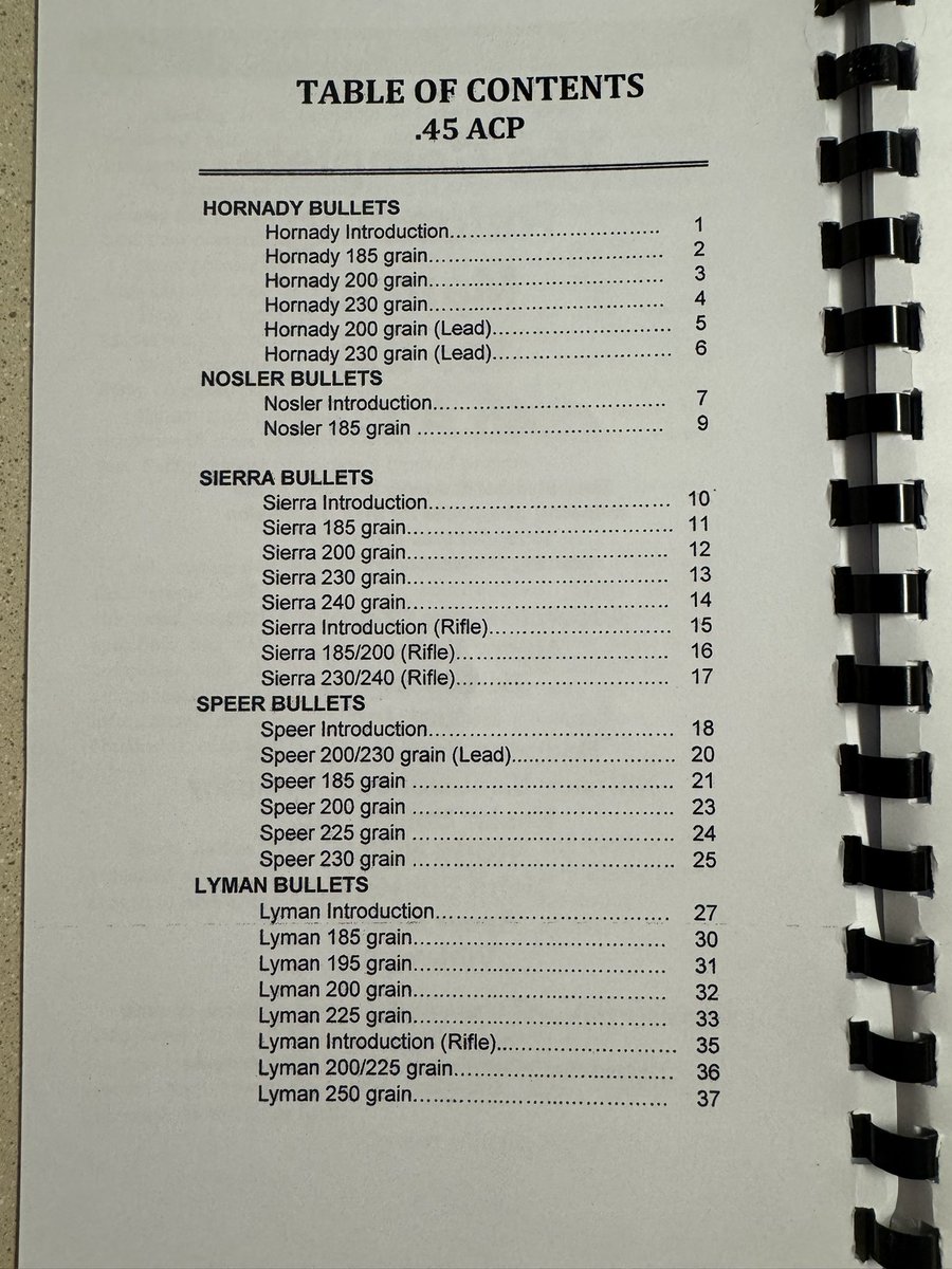 DrXBloomGaming's tweet photo. 🧵The Complete Reloading Manual for the .45 ACP🧵
✨This book was copyrighted in 2017✨
Please don’t be a dumbass. Reloading ammunition is dangerous and uses explosive and highly flammable materials. Please use CAUTION!
#ReloadingContent #reloading #45ACP #Completemanual https://t.co/hxnMUFPuFA