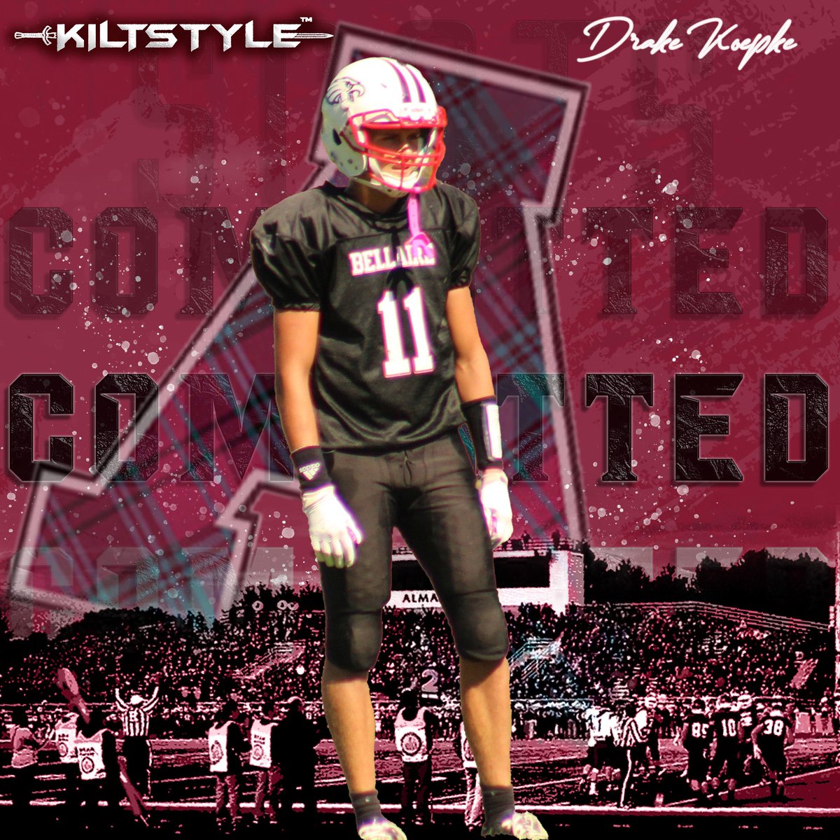 Blessed to be taking my talents to Alma College #kiltstyle