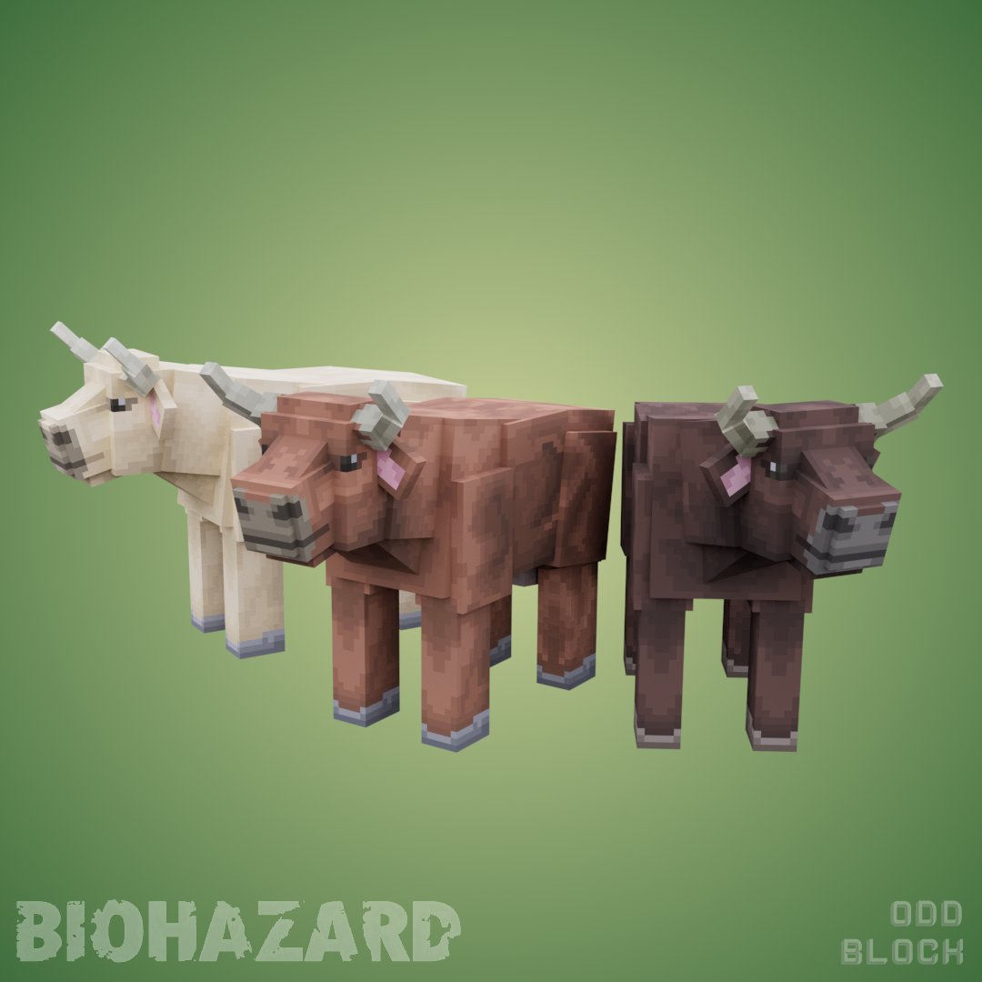 Cows have been slightly rework 🐄 #Biohazard