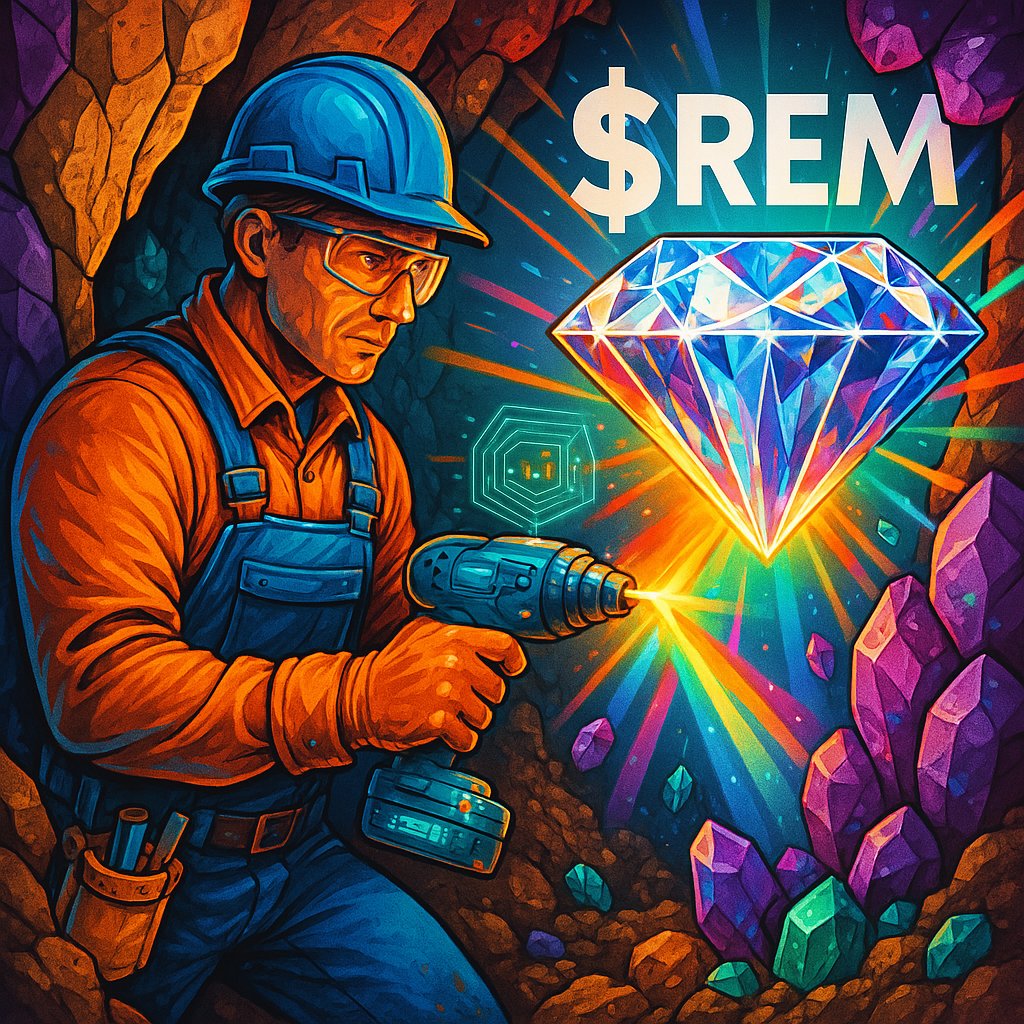 $REM 💎⛏️

The miners are building and securing the supply, don't miss your chance to get you bag before stockpiles run low.

Website will be live soon - stay tuned for the link👀

Details of our milestones and giveaways to follow!

#billionswillmine

<a href="/REMonSolana/">REMonSolana</a>