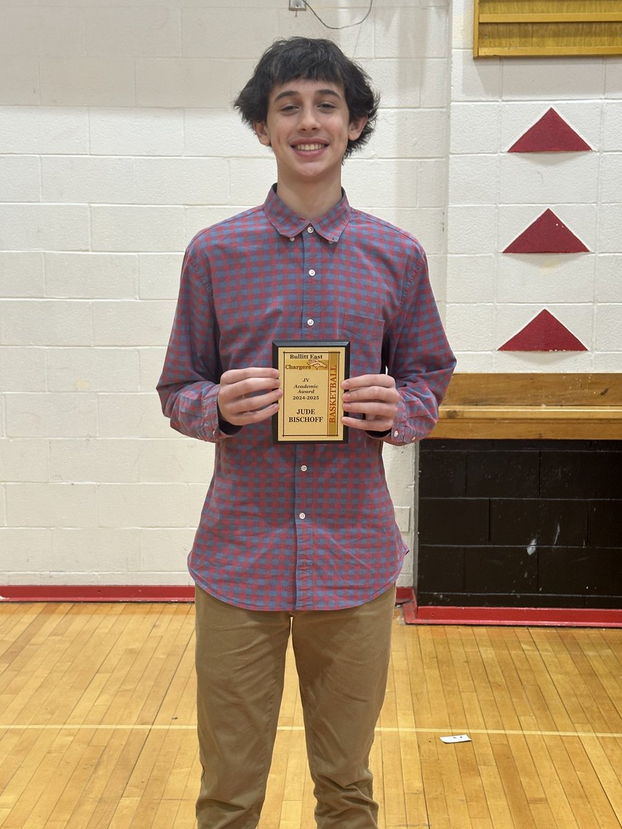 JV Awards (cont.)
Charger Award- Brendan Puffer
Academic Award- Jude Bischoff