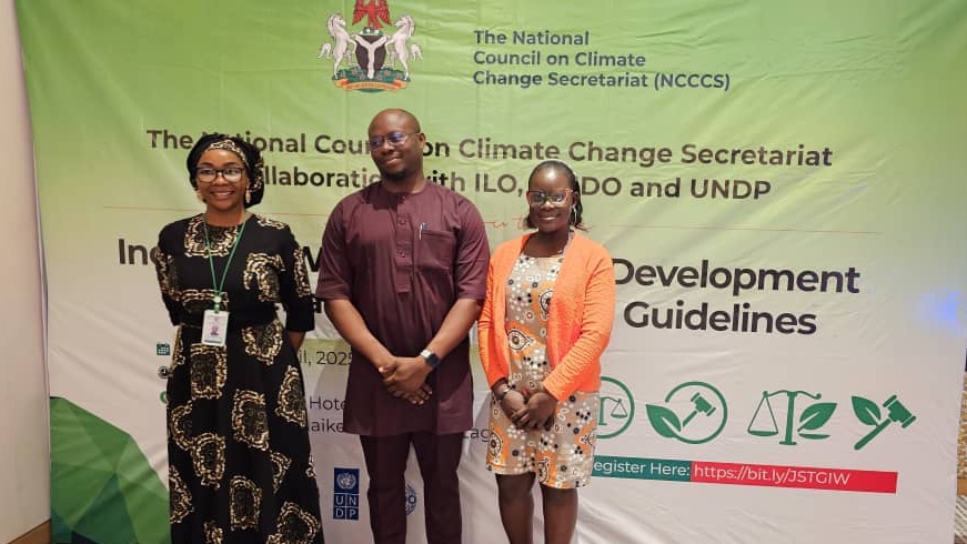 ICCDI AFRICA (@climatewed) on Twitter photo We are thrilled that our People Development Director, <a href="/Ruqie/">Ruqie</a>, recently participated in a two-day workshop with the <a href="/NCCCNigeria/">National Council on Climate Change Secretariat</a> Secretariat. Collaborating with amazing organisations like the <a href="/ILOAbuja/">ILO Abuja</a>, the <a href="/UNIDO_Nigeria/">UNIDO Nigeria</a>, & the <a href="/UNDPNigeria/">UNDP Nigeria</a> to develop a Just Transition Guideline. We are thrilled that our People Development Director, <a href="/Ruqie/">Ruqie</a>, recently participated in a two-day workshop with the <a href="/NCCCNigeria/">National Council on Climate Change Secretariat</a> Secretariat. Collaborating with amazing organisations like the <a href="/ILOAbuja/">ILO Abuja</a>, the <a href="/UNIDO_Nigeria/">UNIDO Nigeria</a>, & the <a href="/UNDPNigeria/">UNDP Nigeria</a> to develop a Just Transition Guideline.