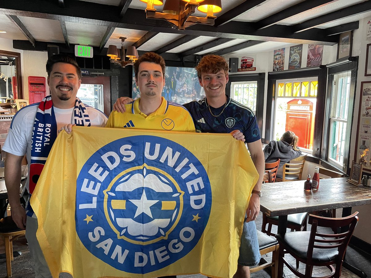 Thanks for the support today! Leeds inch closer and closer to promotion!

We have asked the Pub to have us on Monday at 7 am for the stoke match and then to stay there to watch Burnley Vs Sheff united right after.

They have asked us for a head count! If you can make, let us know