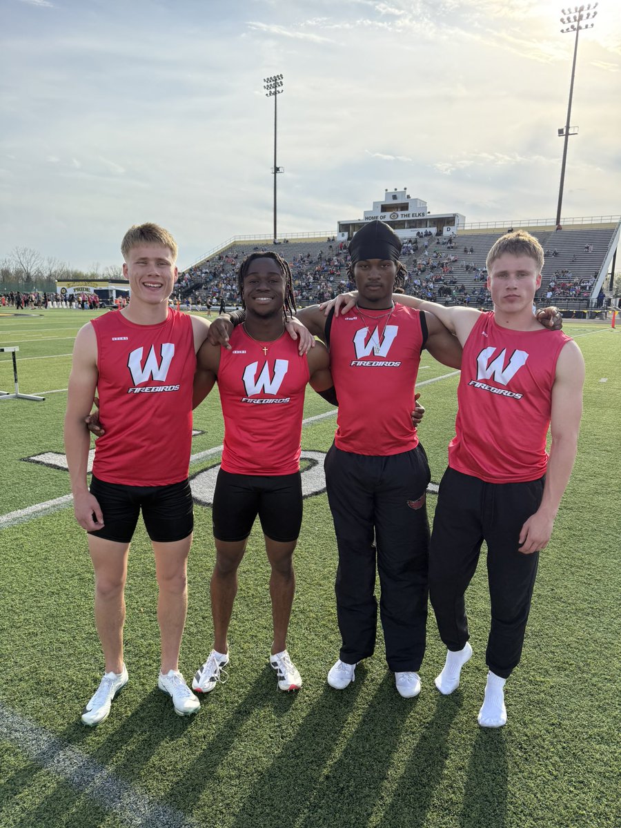 4x100 School Record 41.50!!!