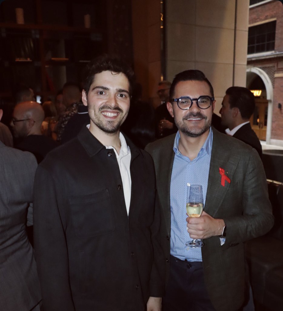 andrewaperez's tweet photo. Attending a recent @CANFAR fundraiser event in Toronto with my friend @EricDLombardi!
I think we clean up nice! 👍
#cdnpoli #CANFAR #Toronto https://t.co/NbzWFwpnKQ