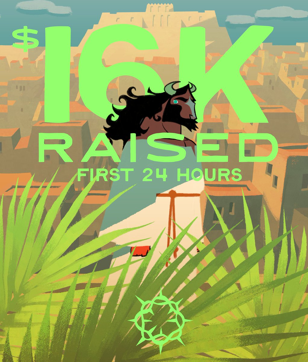 JUDAS ISCARIOT has reached $16K in the FIRST 24 hours of our kickstarter campaign!! Over 50% of our full goal 🩵🩵🩵 THANK YOU!!