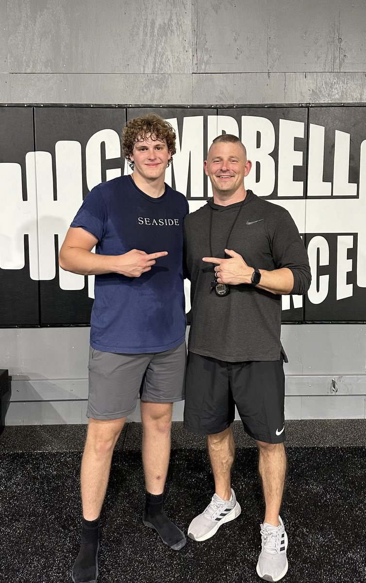 Good work with <a href="/CampPerform/">Tom Campbell</a> today!!!💪💪💪