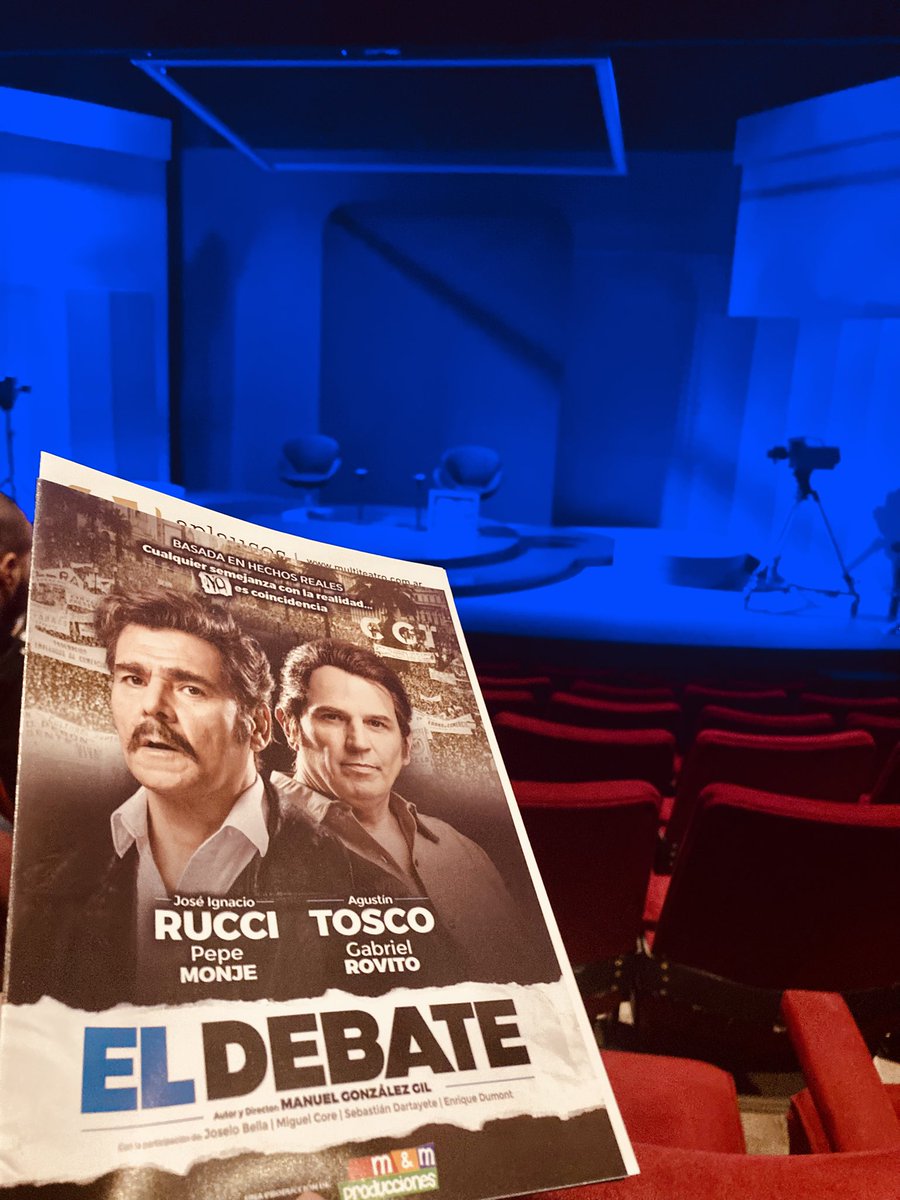 Ahora veremos #ElDebate 
🎭 🇦🇷