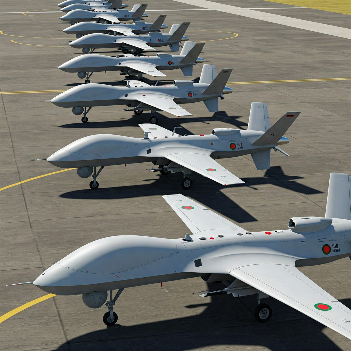 KTVcorp's tweet photo. Bangladesh to reactivate 7 dormant airports across the country. 

Bangladesh Air Force, Army and Navy will certainly be able to utilise these airbases for forward operations, helicopter and UCAV operations. https://t.co/RdiILJvvZE