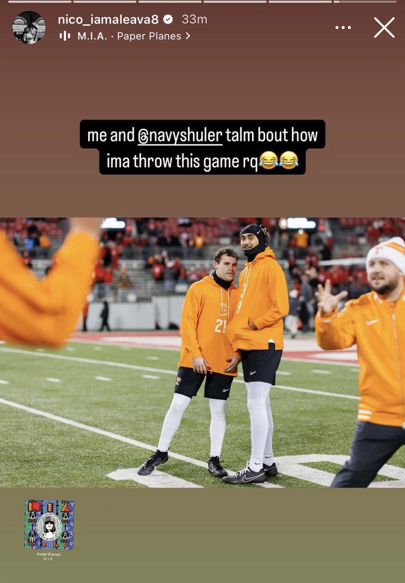 TreyWallace's tweet photo. Former Tennessee QB Nico Iamaleava takes to social media to address rumors he was potentially going to sit out of the Vols playoff game against Ohio State https://t.co/Zpetb0it83