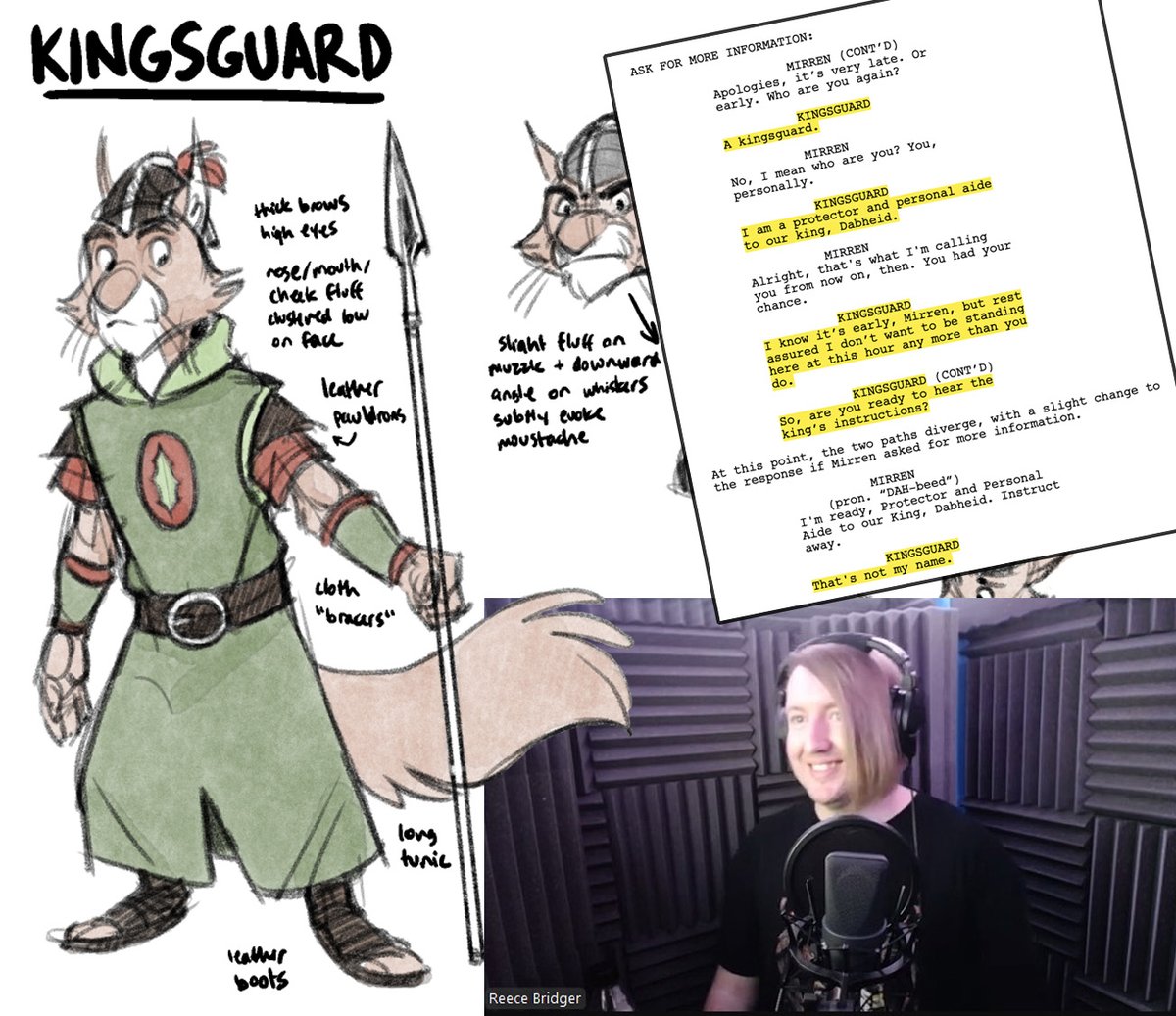Beyond the Western Deep (@thewesterndeep) on Twitter photo We're excited to announce the wonderful <a href="/Reece_Bridger/">Reece Bridger | Catch Me In Bluer-Skies! 🍉</a> has joined the cast for War of the Western Deep as the Kingsguard!
This stuffy royal envoy has no qualms waking our hero in the twilight hours to pass on the king's orders--so expect to see (and hear!) more soon! We're excited to announce the wonderful <a href="/Reece_Bridger/">Reece Bridger | Catch Me In Bluer-Skies! 🍉</a> has joined the cast for War of the Western Deep as the Kingsguard!
This stuffy royal envoy has no qualms waking our hero in the twilight hours to pass on the king's orders--so expect to see (and hear!) more soon!