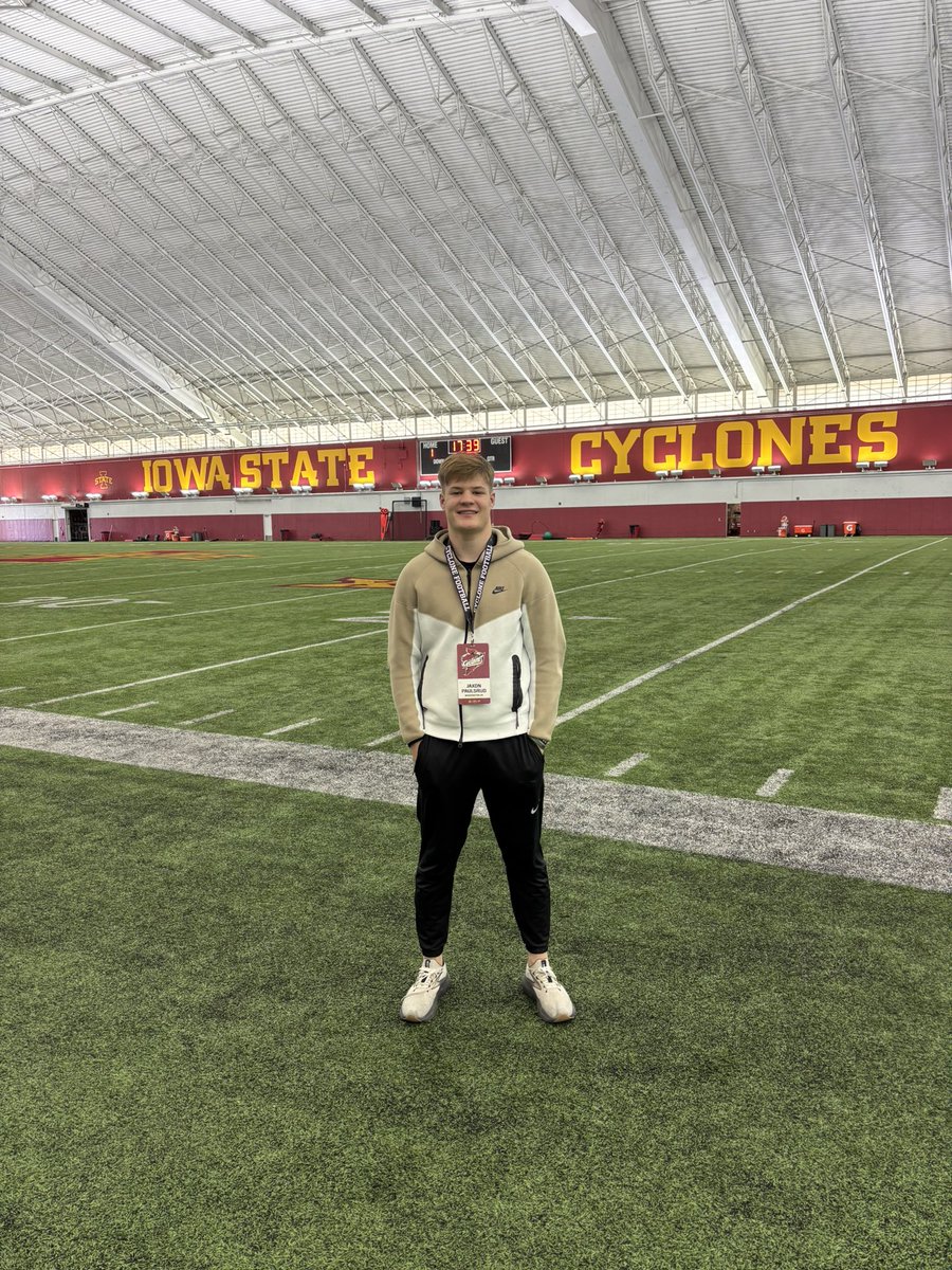 Thank you <a href="/Coach_Heacock/">JON HEACOCK</a> <a href="/CycloneFB/">Iowa State Football</a> <a href="/TrentSlattenow/">Trent Slattenow</a> for the spring practice!