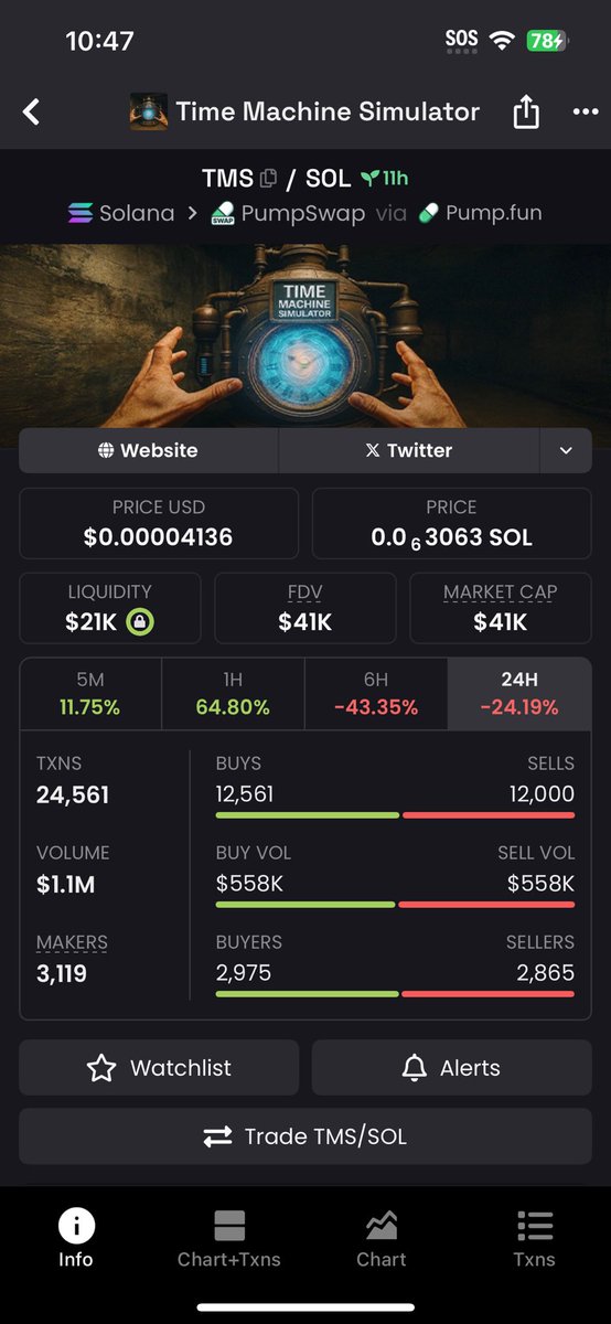memecoin6262's tweet photo. I asked an AI if $TMS would pump.
It refused to answer.
Said “some things are hidden by time.”
CA: MSSxFo6YsTTeZaCr9xrahxup7t2PiwKDtiYvyMzpump
#TMS #AIKnowsTooMuch #TimeTravelCoin #CryptoLore #SolanaAlpha
#HiddenGems #MemeCoinMeta #Next100x #SolanaGems #PumpFun
#DegenMagic #QuantumGains #ChartWhispers #WAGMI #LowCapCrypto
#ApeNowThinkLater #CryptoTimeMachine #FutureBagSecure
