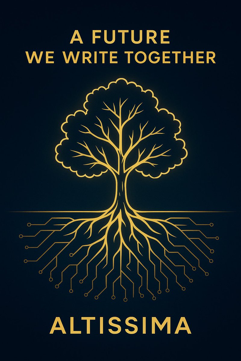Altissimacoin's tweet photo. “The future isn’t built alone. Altissima is the name of a story we write together. Every individual is a seed, every effort a root. We grow stronger as one. #Altissima #BuildingTheFutureTogether” https://t.co/PVDyb16N5r