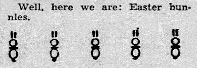 yesterdaysprint's tweet image. Chicago Tribune, Illinois, April 8, 1944