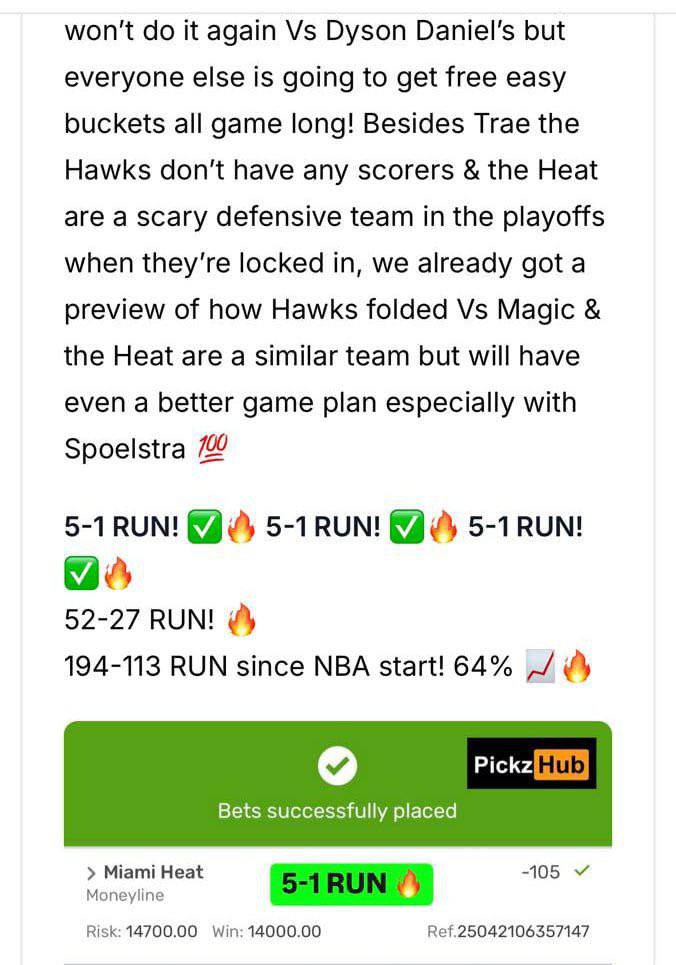 allcappersfreee's tweet image. #PickzHub 
#NRFIAlgorithm