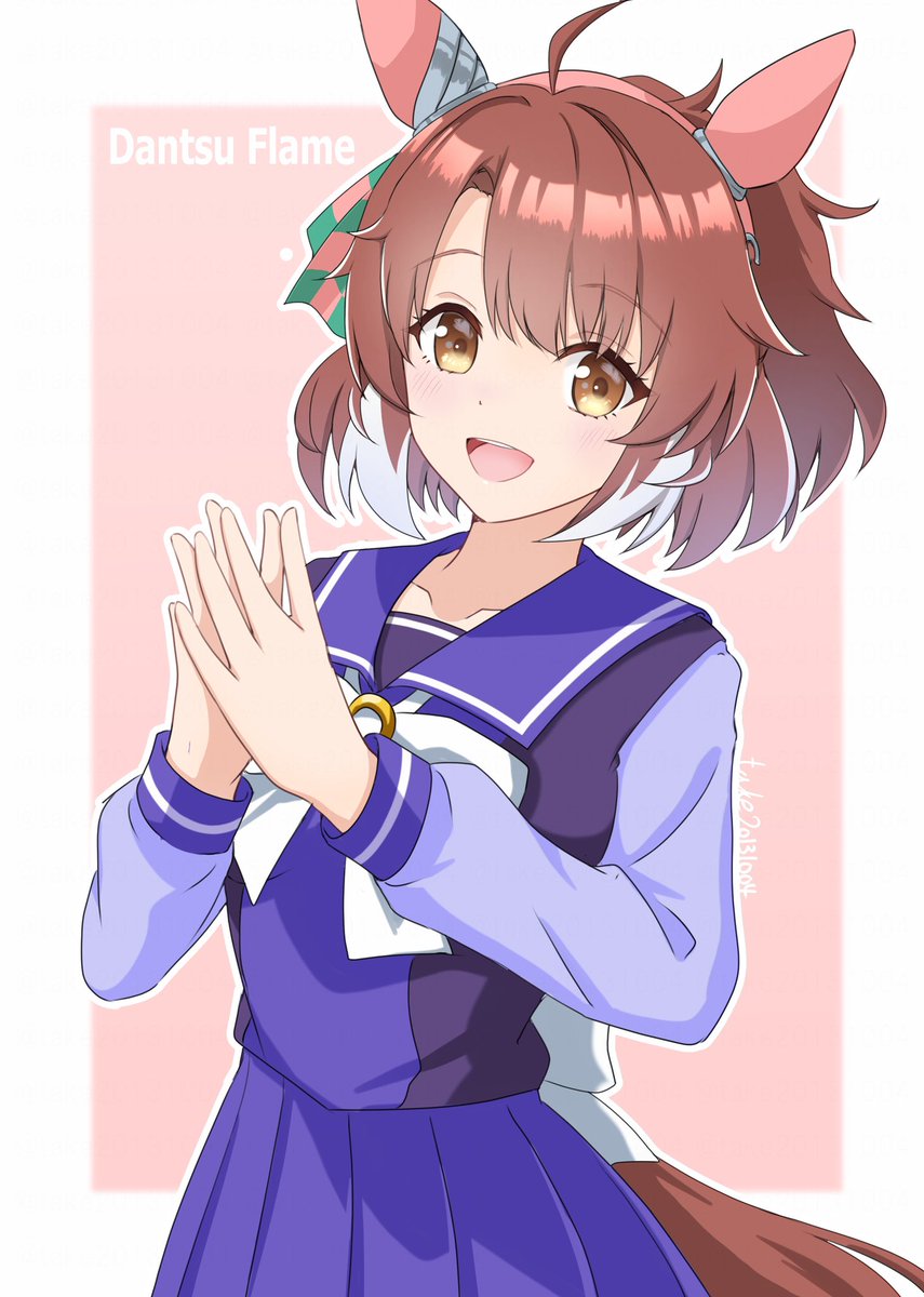 「おダンツちゃんおたおめ!かあいいねえ!#ダンツフレーム生誕祭2025 」|🧸🐎take＠桜花画廊「CROSS」頒布中🌸☀️🌙☘のイラスト