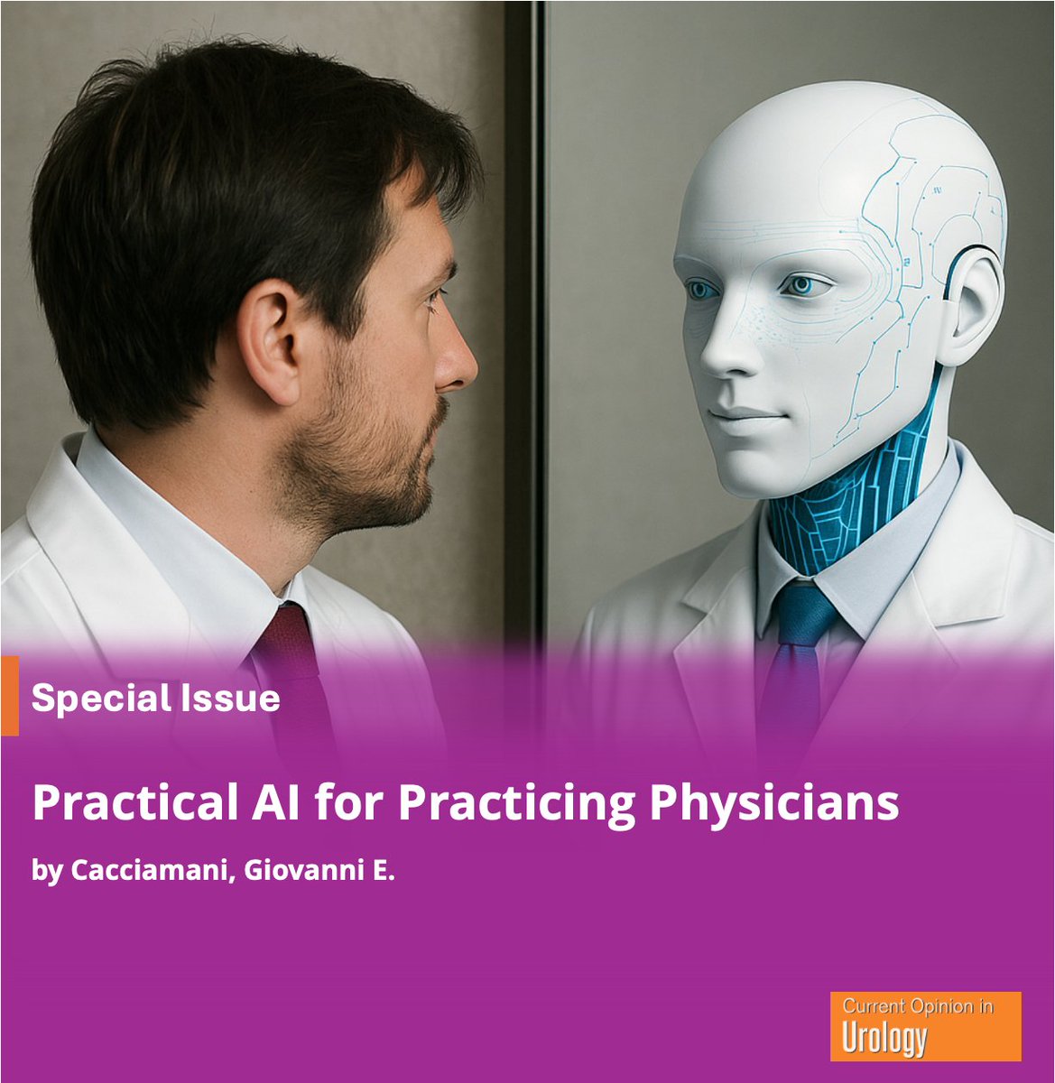 Dr. Giovanni E Cacciamani MD MSc FEBU ๐ฎ๐น๐บ๐ธ๐ช๐บ (@cacciamani_md) on Twitter photo ๐จ Just dropped: Special Issue on "Practical AI for Practicing Physicians" shorturl.at/2cA68
๐ก AI wonโt replace physicians โ but those who use AI will replace those who donโt
Explore how AI is transforming clinical care, workflows, and decision-making <a href="/Cacciamani_MD/">Dr. Giovanni E Cacciamani MD MSc FEBU ๐ฎ๐น๐บ๐ธ๐ช๐บ</a> in ๐จ Just dropped: Special Issue on "Practical AI for Practicing Physicians" shorturl.at/2cA68
๐ก AI wonโt replace physicians โ but those who use AI will replace those who donโt
Explore how AI is transforming clinical care, workflows, and decision-making <a href="/Cacciamani_MD/">Dr. Giovanni E Cacciamani MD MSc FEBU ๐ฎ๐น๐บ๐ธ๐ช๐บ</a> in