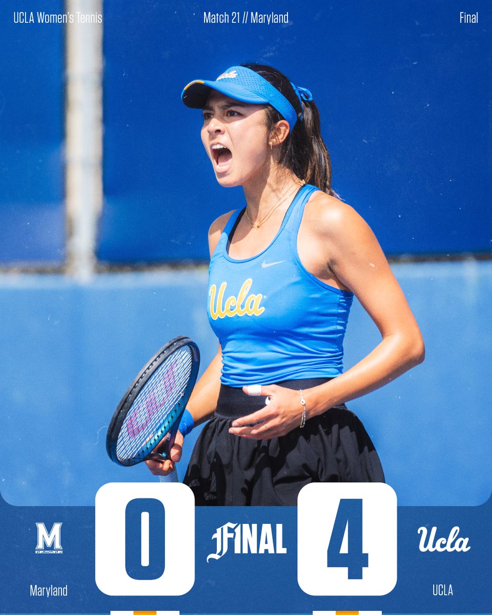 7⃣ in a row for the Bruins going into Senior Day!

#GoBruins