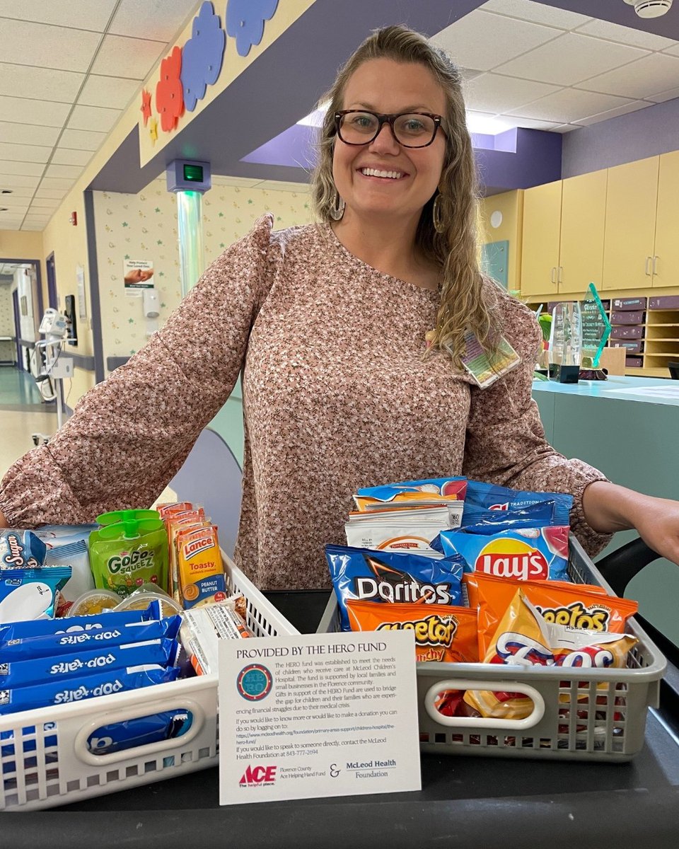 CMN_HQ's tweet photo. #RoundUpForKids at @AceHardware to support hospital programs like @McLeodHealth's Ace Hero Caring Cart. This program provides snacks, drinks, activities, and crafts that are delivered to their patients, allowing the kids to choose what they want from the cart.  #changekidshealth https://t.co/U0MAJ5ZheE