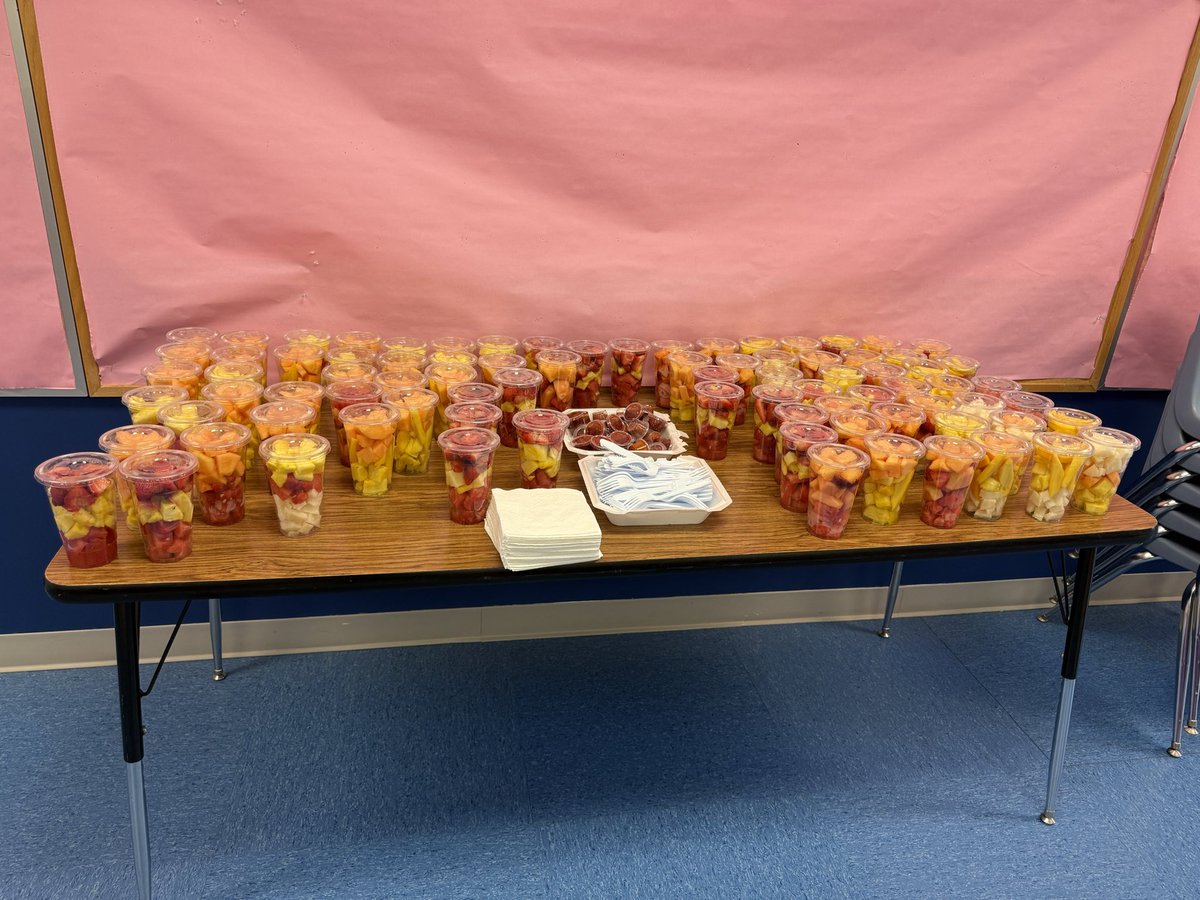 Sunshine committee always taking care <a href="/BartonBuff/">Barton Elementary</a> staff. Best way to finish the week.