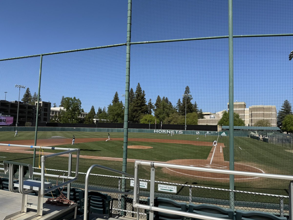 Spring = <a href="/SacStBaseball/">Sac State Baseball</a> Coach Reggie got the boys rolling!!! #GoGoSacramento