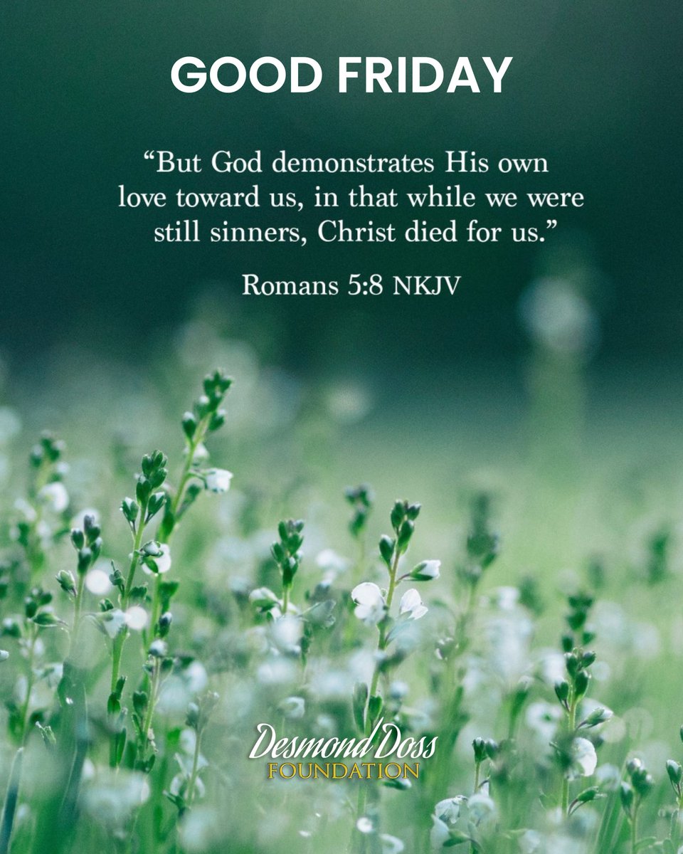 DesmondDoss's tweet photo. “How could He do it?” Thank God we didn’t get what we deserved—punishment. We got what we needed—grace!
Thank God for the grace that redeemed you. It’s what Good Friday is all about.
#AllForYou #HeLovedFirst #HisLoveEndures #GoodFriday #ItIsinished #SondayIsComing #PerfectLove https://t.co/2b8qLcKNxj