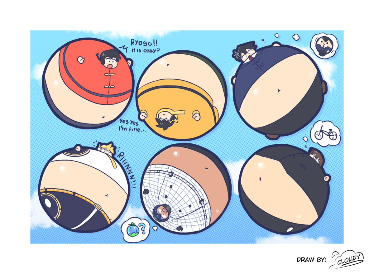 Cloudy SpeedPaint #14

well, I wanted to compile a Balloon Parade of my favorite fictional boys.
I think they're awesome, and I love them a lot.

(If you ask the 6 boy
it is Zenji Matsui from #azumangadaiohalt lol)

#CloudySpeedPaint #膨体 #inflationart #bodyinflation
