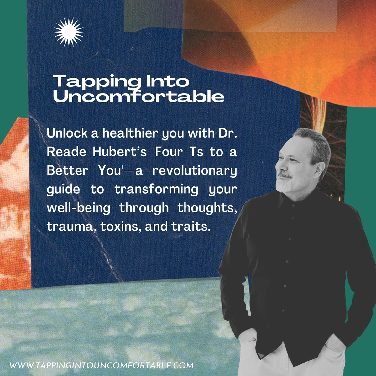 DrReadeHubert's tweet photo. Unlock a healthier you with Dr. Reade Hubert's Four Ts to a Better You—a #revolutionary #guide to transforming your #wellbeing through thoughts, #trauma, #toxins, and #traits. https://t.co/tVt1jsotLn