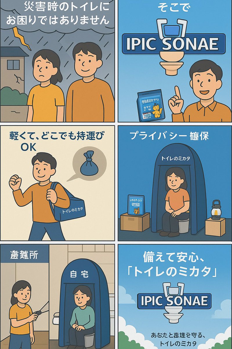 【公式】IPIC SONAE 非常用トイレ トイレのミカタ 15年保存 医師・防災士監修 簡易トイレ 携帯 防災 災害 備蓄 アウトドア 防災グッズ amzn.asia/d/g5rHUFT