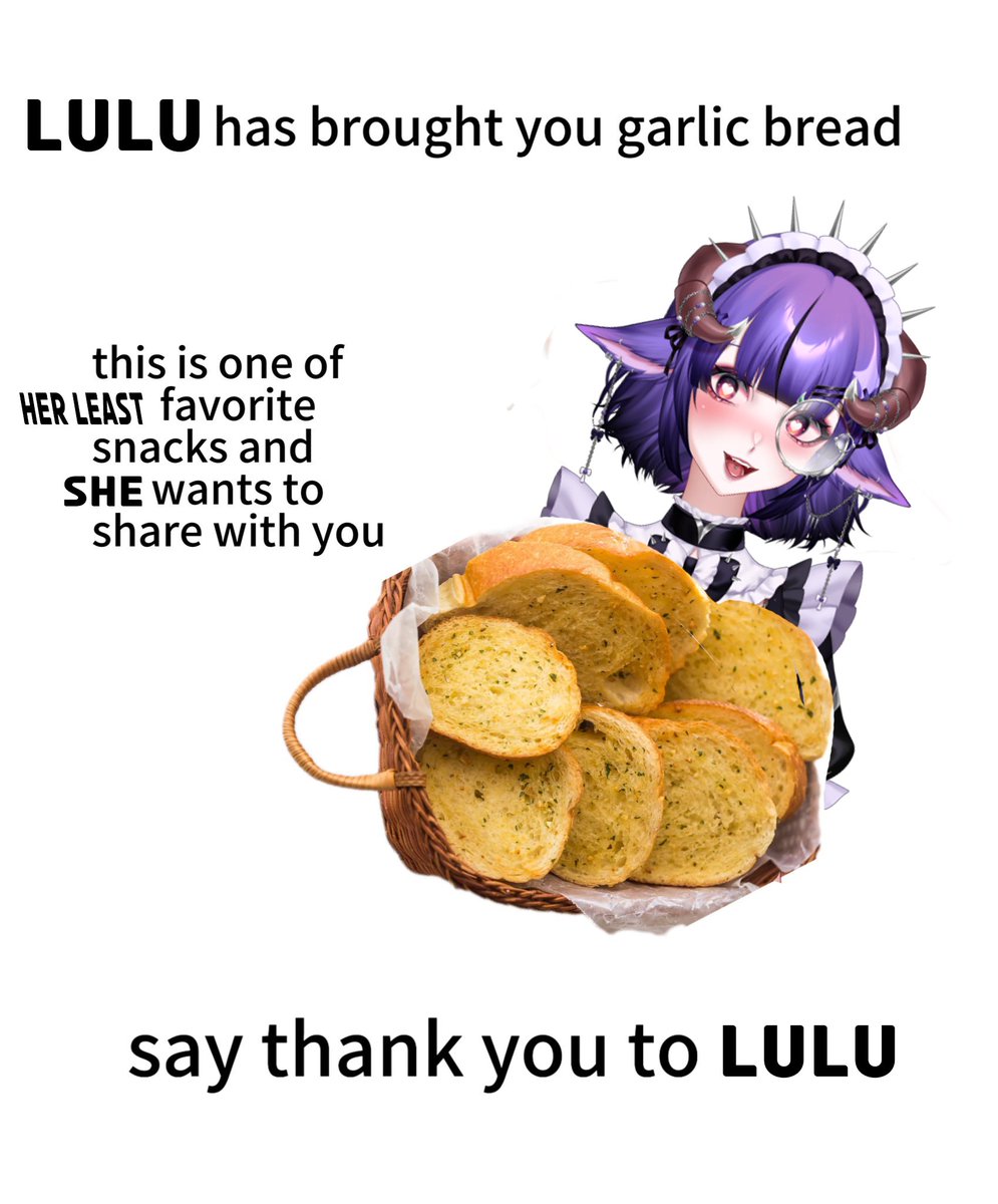 kuromiyalucien's tweet image. Say thank you to Lulu!!