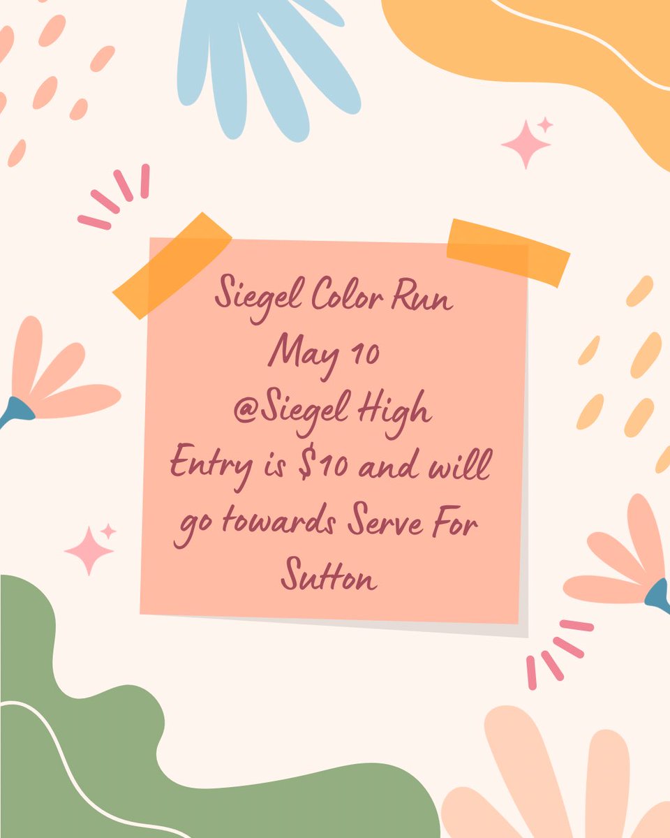 Mark your calendar for a fun activity on May 10! Proceeds will go towards Serve For Sutton!!🗓️🎉#servelikesutton <a href="/stewartscreekhs/">Stewarts Creek High School</a> <a href="/RuCoCTE/">RuCo CTE</a>
