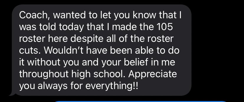 CoachGBaldwin's tweet photo. We don’t do it for the “thank yous”, but it feels great to know we’ve made a positive impact. https://t.co/wphJNT8QB8