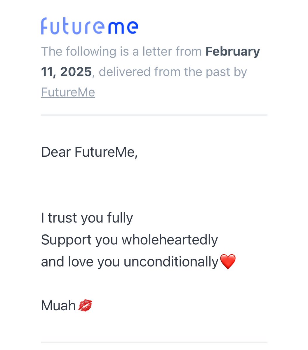 IMaryamSh's tweet photo. This is your sign to overwhelm your future self with love 👇🏻 https://t.co/zAqZ0dSWhn