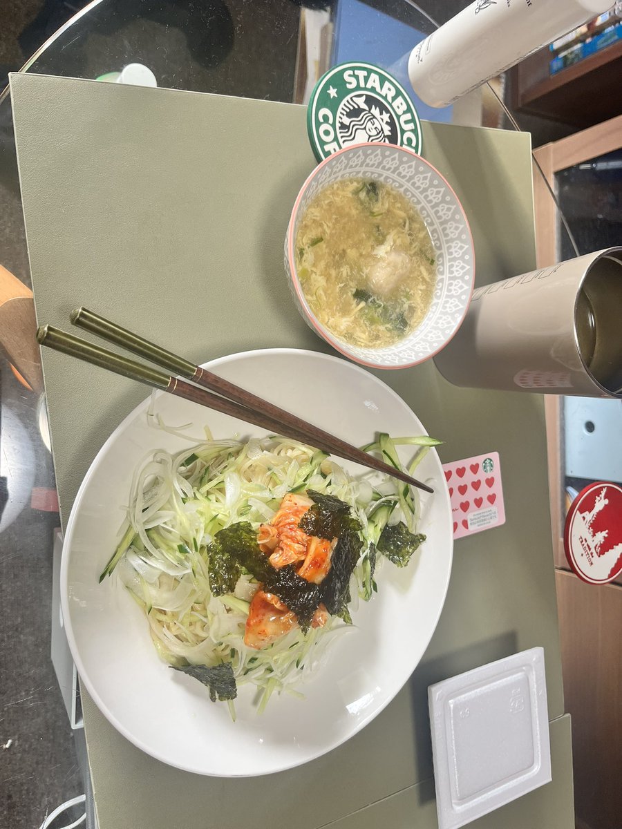 kinashow1's tweet photo. 今日の朝ごはん☀️

パスタなのにお箸🥢なのは、
内緒で🤫 https://t.co/3G8fBI70n3
