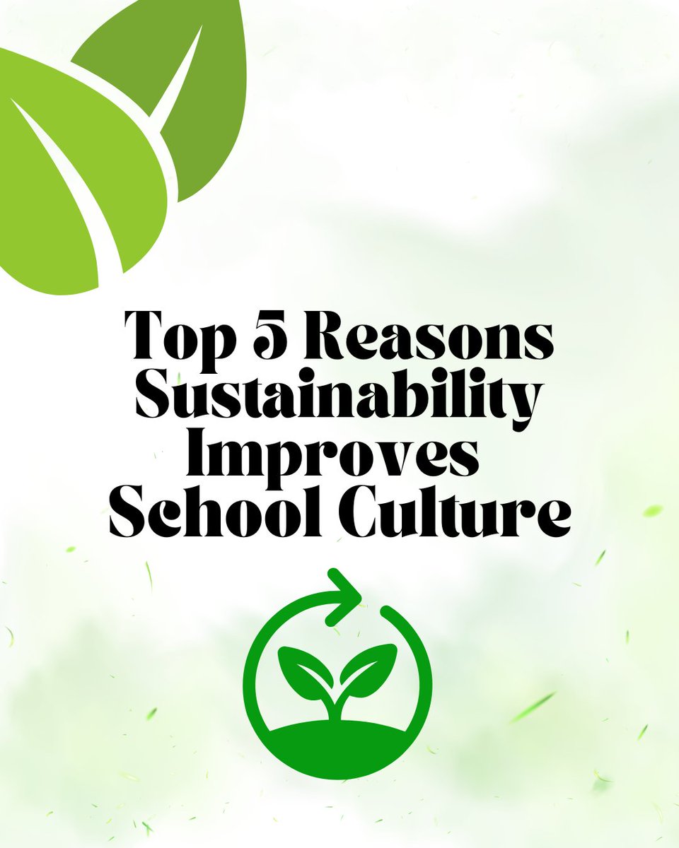 BigRedBird_1's tweet photo. Discover how embracing sustainability can transform your school's environment and student experience! 

 #SustainabilityInEducation #EcoFriendlySchools #PositiveChange #SchoolCulture #teacherlife
#teachergram https://t.co/Fjo9HC2cSq
